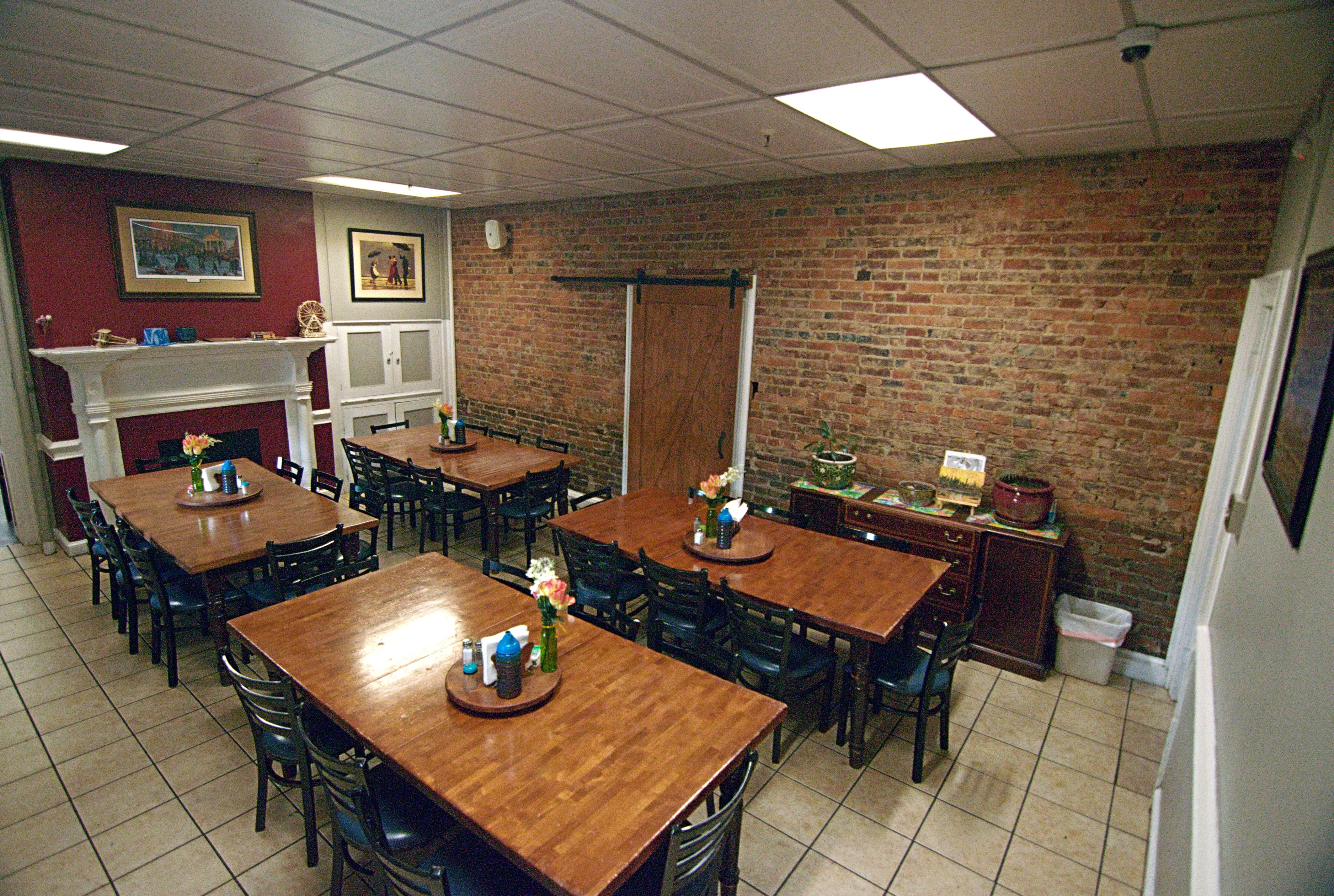 The dining room at Edgehill