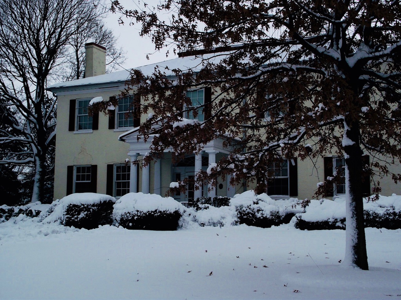 Edgehill exterior in winter