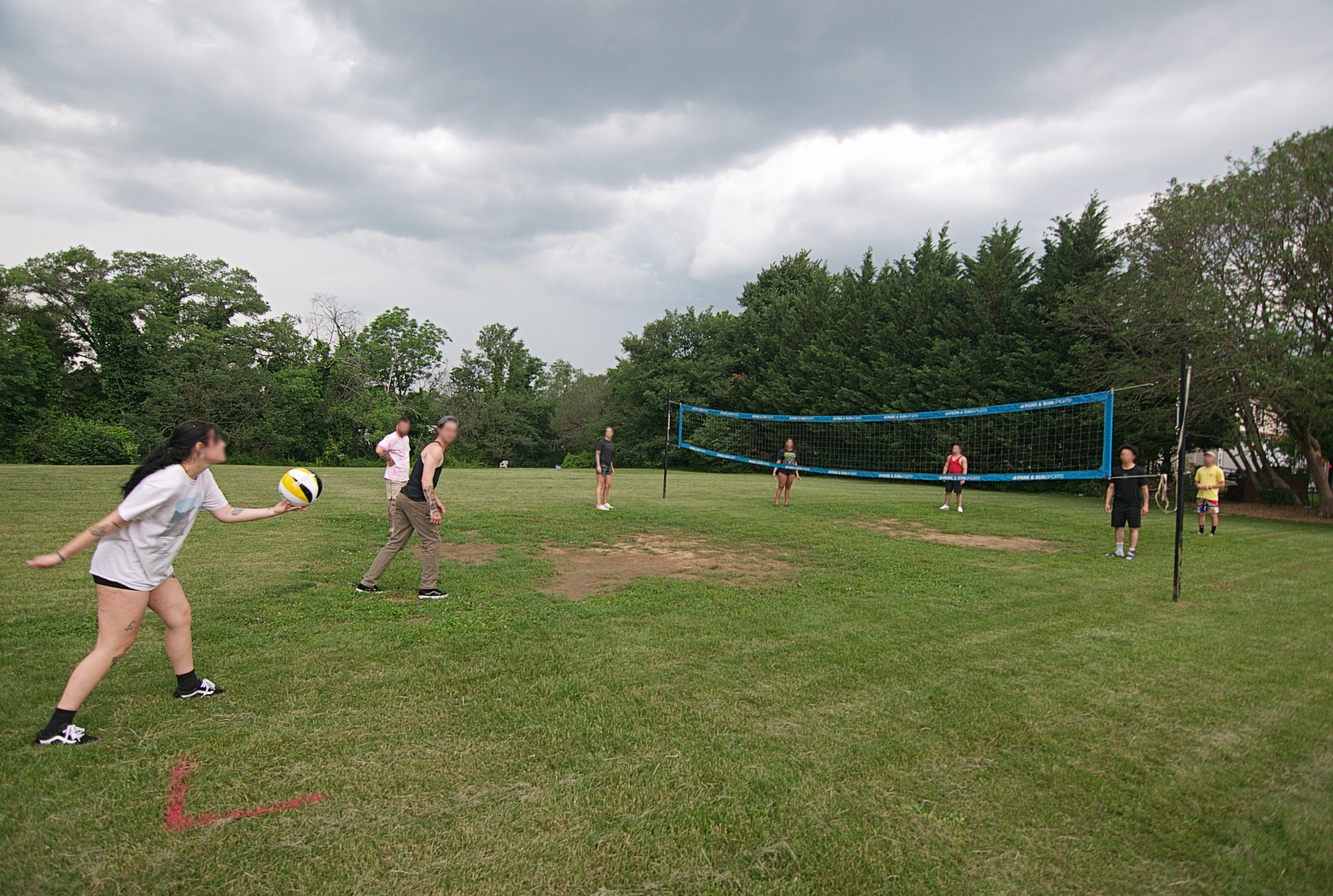 Volleyball activity at Edgehill